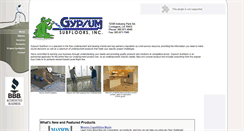Desktop Screenshot of gypsumsubfloors.com
